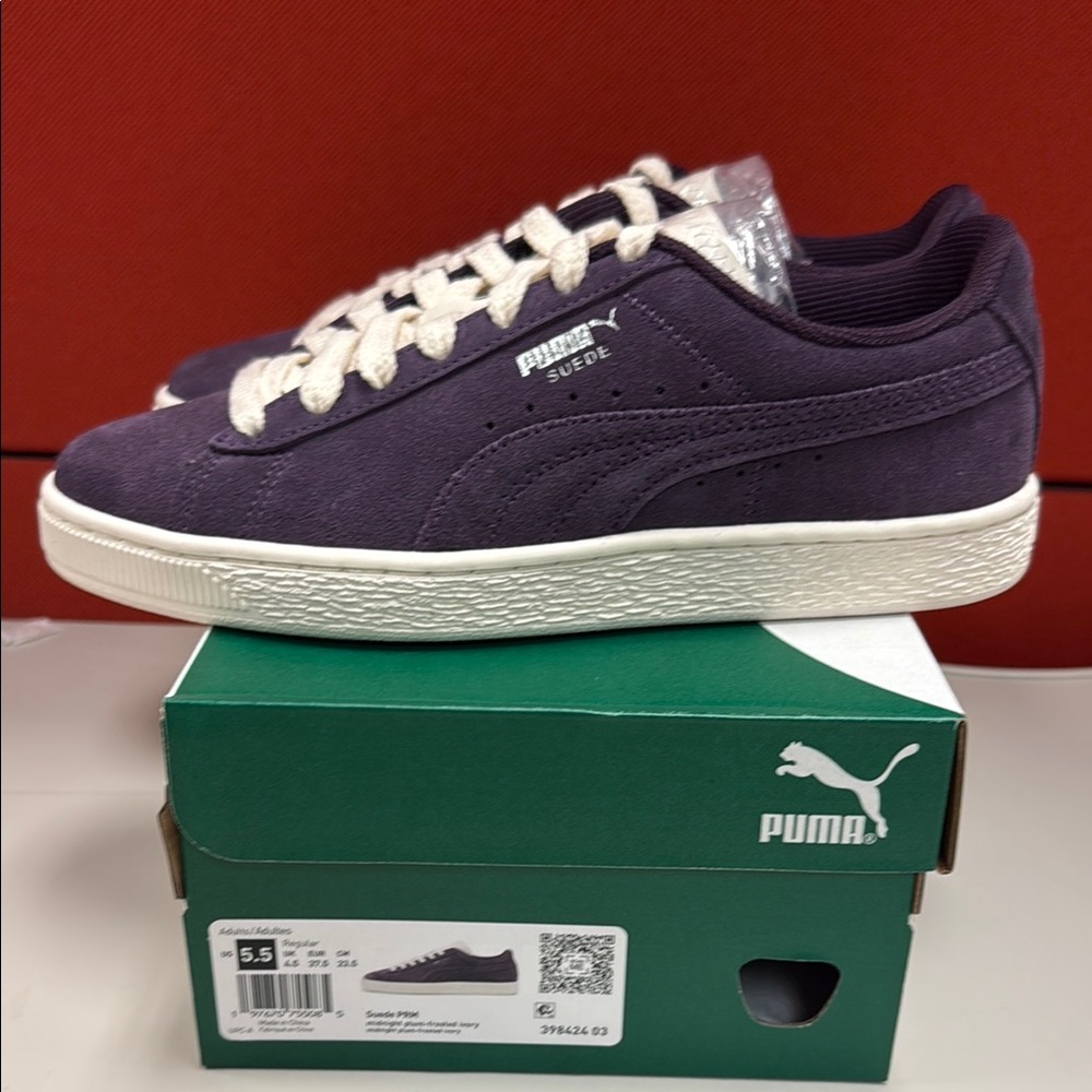 Puma Suede Purple Sneakers suede prm us 55 eur 37.5 style 39842403